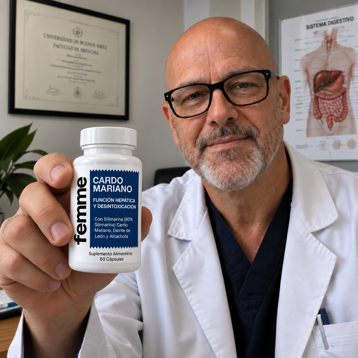 femme - Cardo Mariano para Apoyo Hepático y Detox