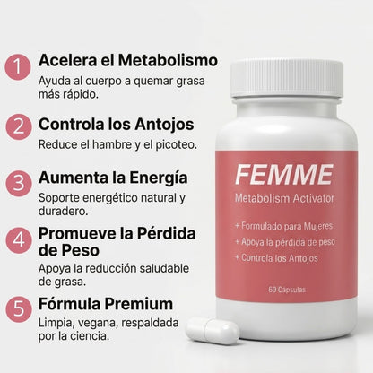 FEMME® - Recuperá tu energía y aspecto femenino.