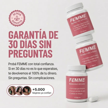 FEMME® - Recuperá tu energía y aspecto femenino.