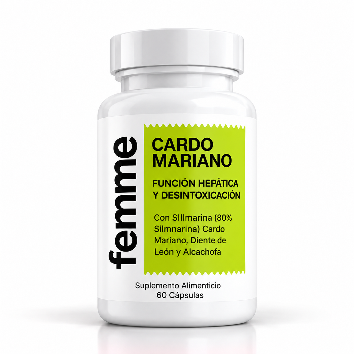 femme - Cardo Mariano para Apoyo Hepático y Detox