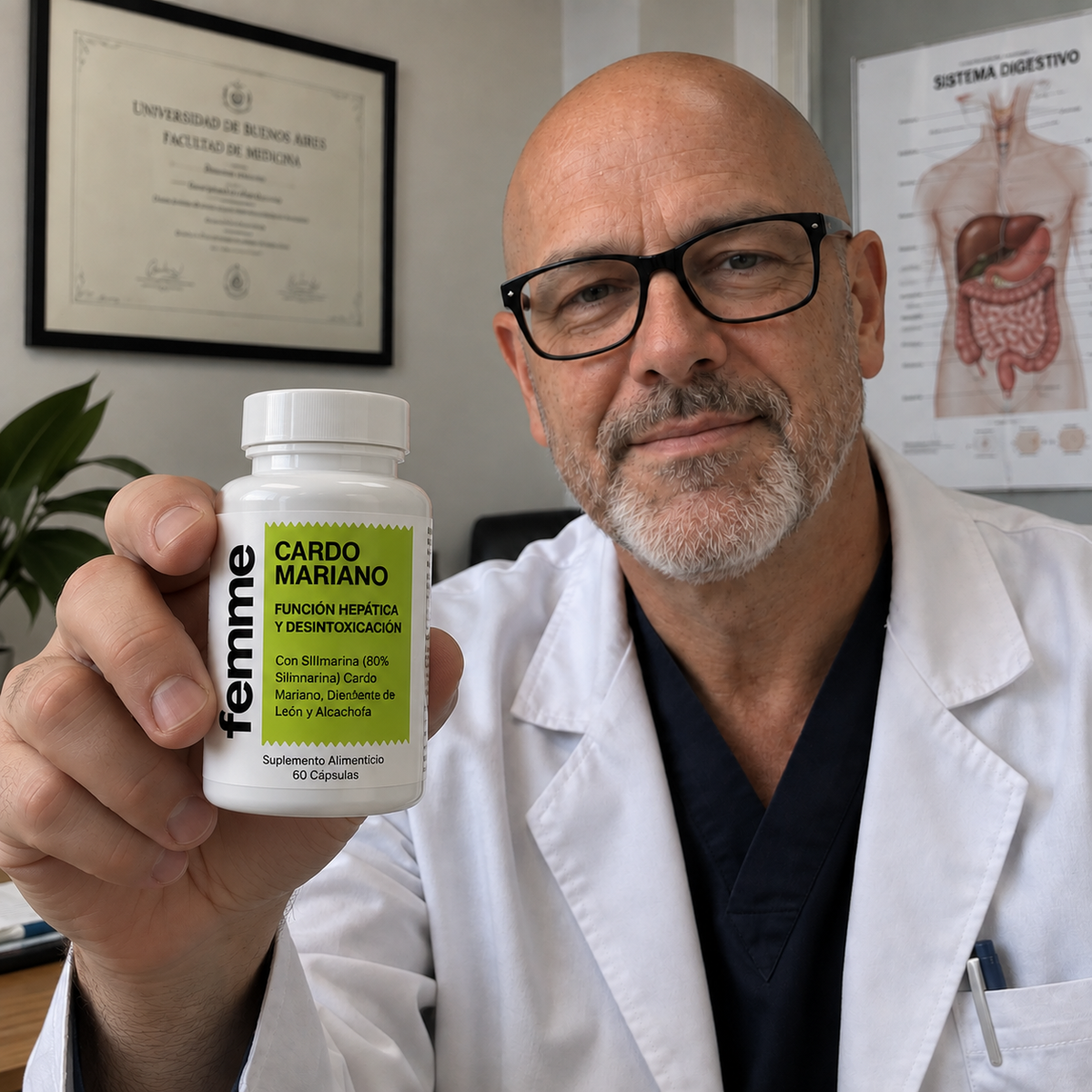 Femme - Apoyo Hepático y Detox con Cardo Mariano