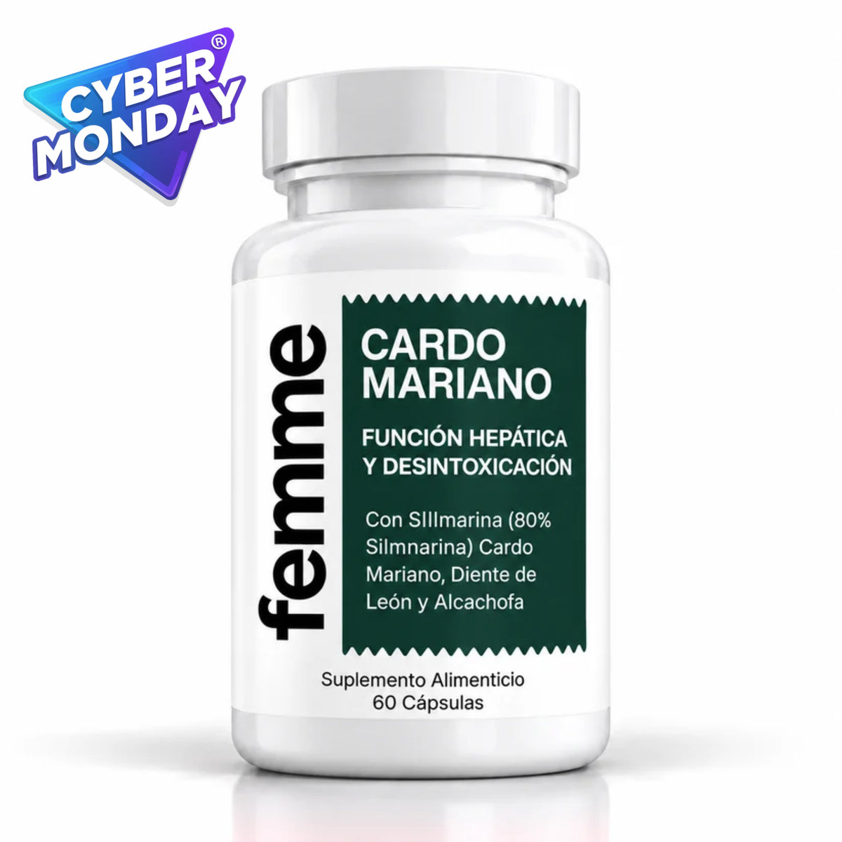 femme - Cardo Mariano para Apoyo Hepático y Detox
